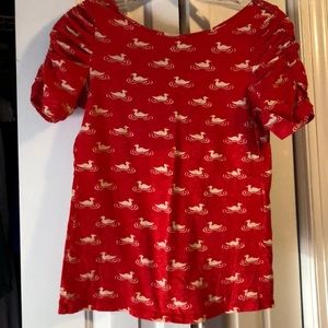 Anthropologie duck dressy tee